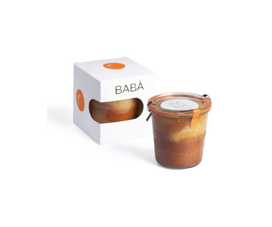 Babà with rum in cooking pot 450g